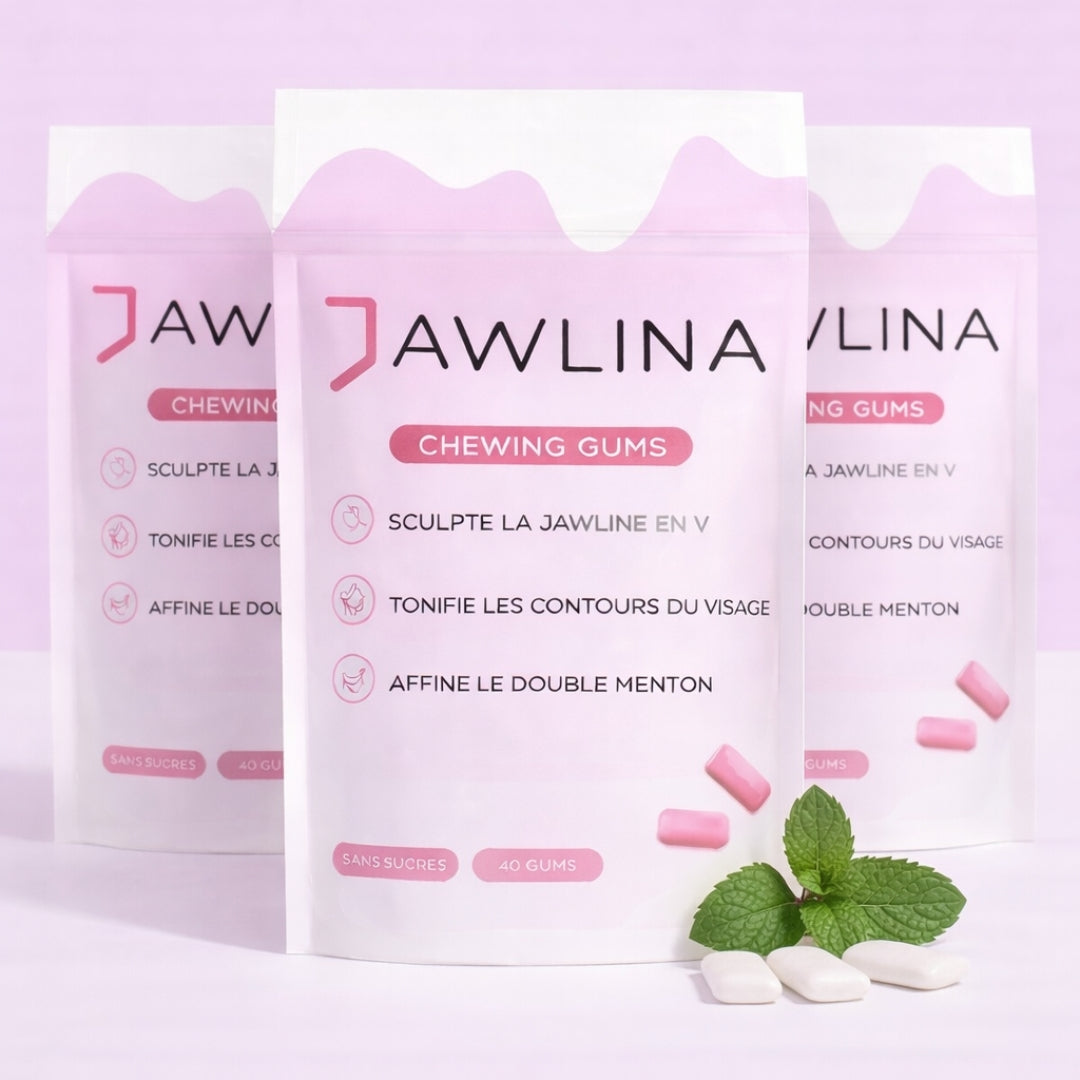 JAWLINA®｜Chewing-gum dur jawline - Menthe